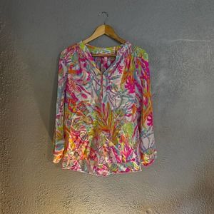 LILLY PULITZER women’s blouse pink size S